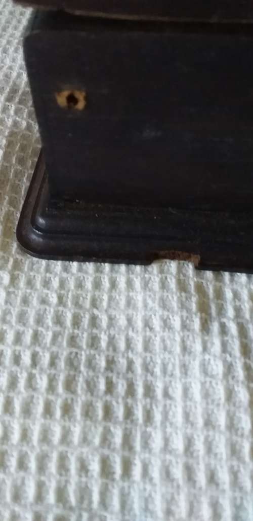 Vintage Silver And Wood Cigar Box