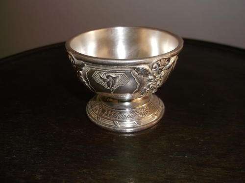 Silver Plated Salt/Mustard Pot