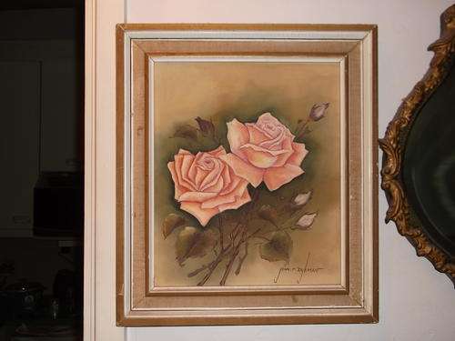 John F Dykman Painting Of Roses