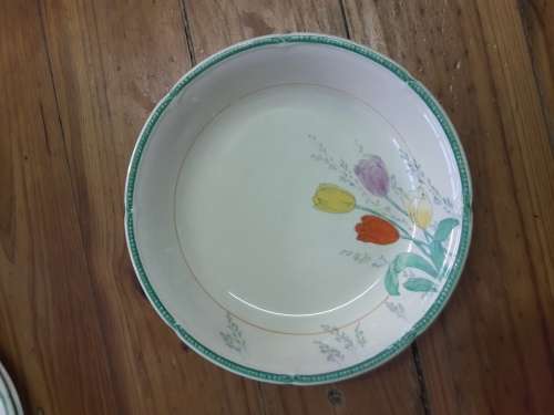 TULIPTIME BURLEIGH WARE 6 MIX PLATES