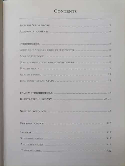 Sasol Birds of Southern Africa