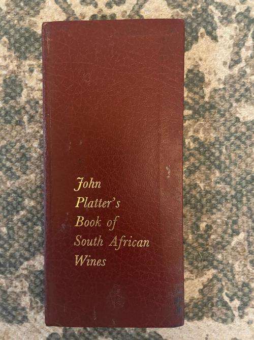 John Platter`s Book of South African Wines 1980 First publication
