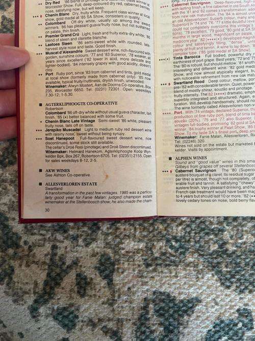 John Platter Wine Guide 1987