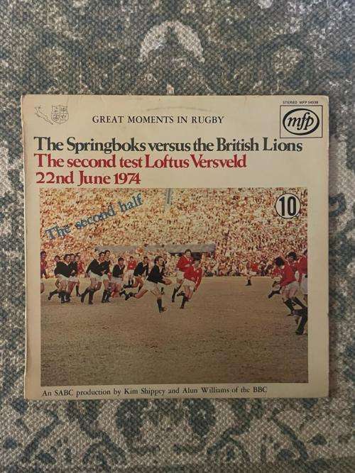 The Springboks versus the British Lions, The 2nd test Loftus  Versveld, 22nd June 1974, the 2nd half