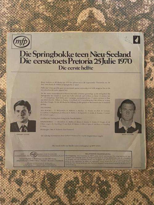 Die Springbokke teen Nieu-Seeland, 1ste helfte