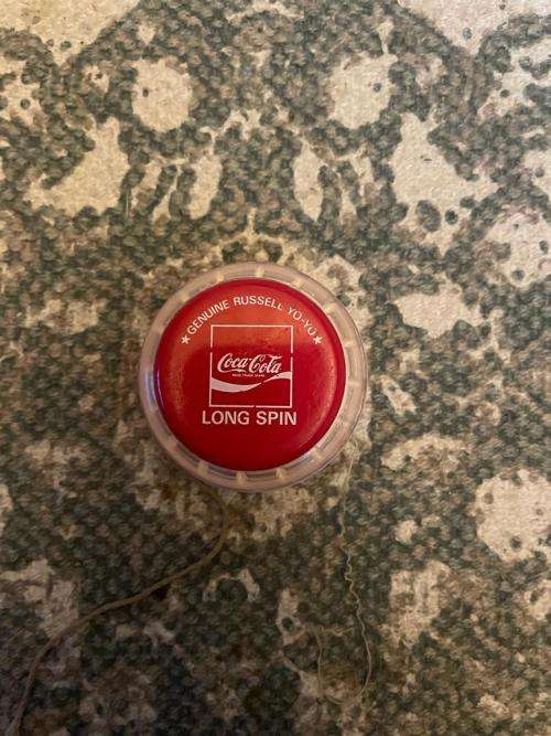 Vintage Coca-Cola Yo-Yo with white rim