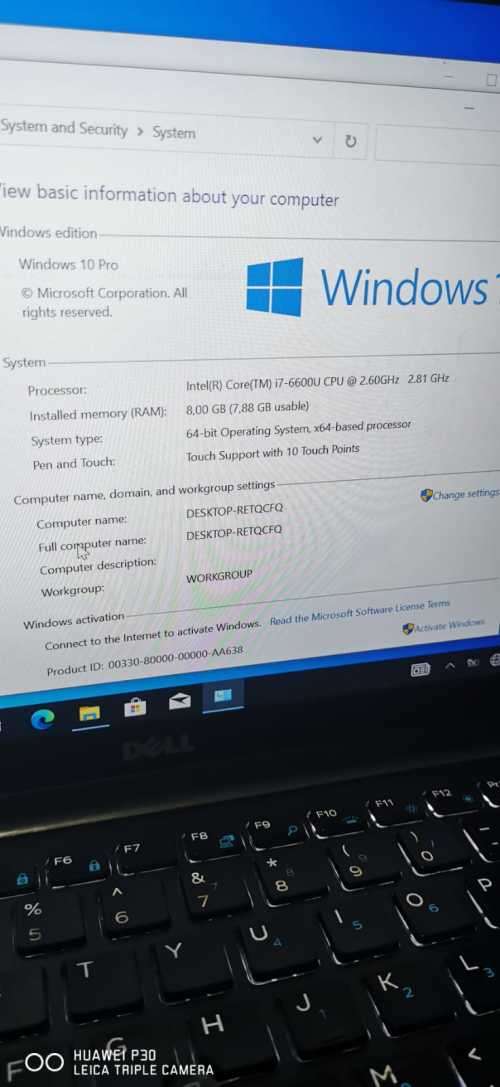 DELL i7 6th Gen 512ssd Touch Screen **Grab a Bargain**