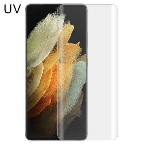 UV Nano Liquid Full Glue Curved Tempered Glass for Samsung S21 Ultra