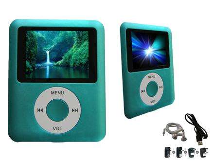 2GB Blue MP4/MP3 Player 1.8''TFT/music/Video/FM/Rec MP-34