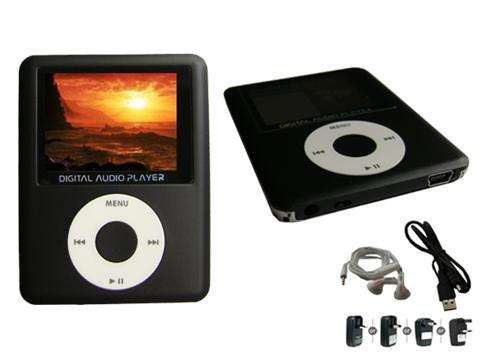 2GB Black MP4/MP3 Player 1.8''TFT/music/Video/FM/Rec MP-37