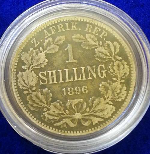 Framed set of ZAR and British coins used during the 2nd Boer war.1899 to 1902.