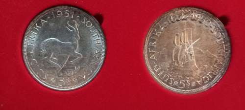 Crowns Of South Africa. 1947 to 1964. In presentation box