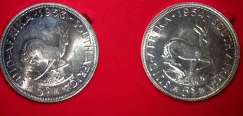 Crowns Of South Africa. 1947 to 1964. In presentation box
