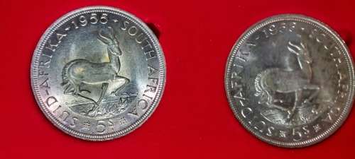 Crowns Of South Africa. 1947 to 1964. In presentation box