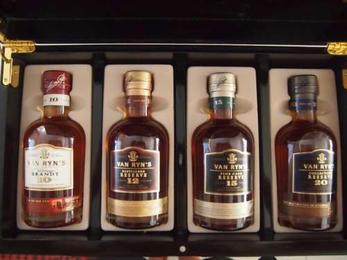 Van Ryn`s collectors boxed set of brandies. Extremely scarce. Fantastic Christmas gift.