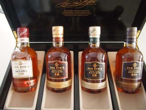 Van Ryn`s collectors boxed set of brandies. Extremely scarce. Fantastic Christmas gift.