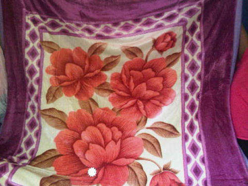 Luxury DOUBLE thick (literally is two blankets) 2.4m X 2 m QUEEN/DBLE Baby soft blanket