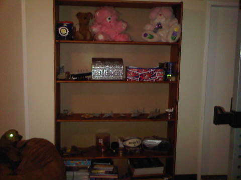 LOTTERS PINE BOOKSHELF with backing - 1.2m wide x 2.1m tall