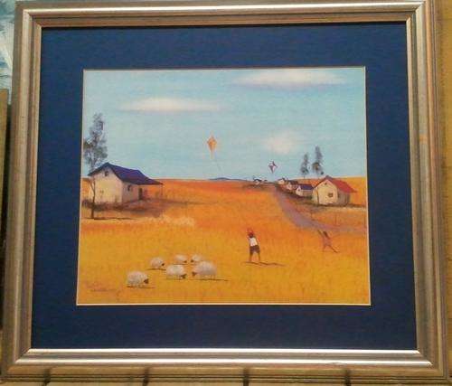 Lovely framed Pieter van der Westhuizen print