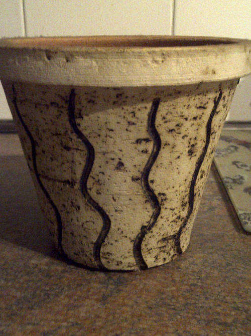 Beautiful clay pot