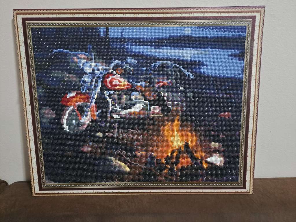 Diamond Art Picture Motorcycle