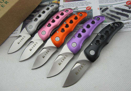 CRKT Shrimp (1180~1184), Key chain knives, With moon glow!