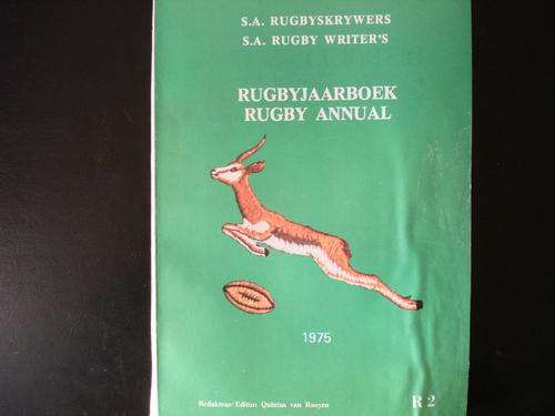 SA Rugby Annual 1975