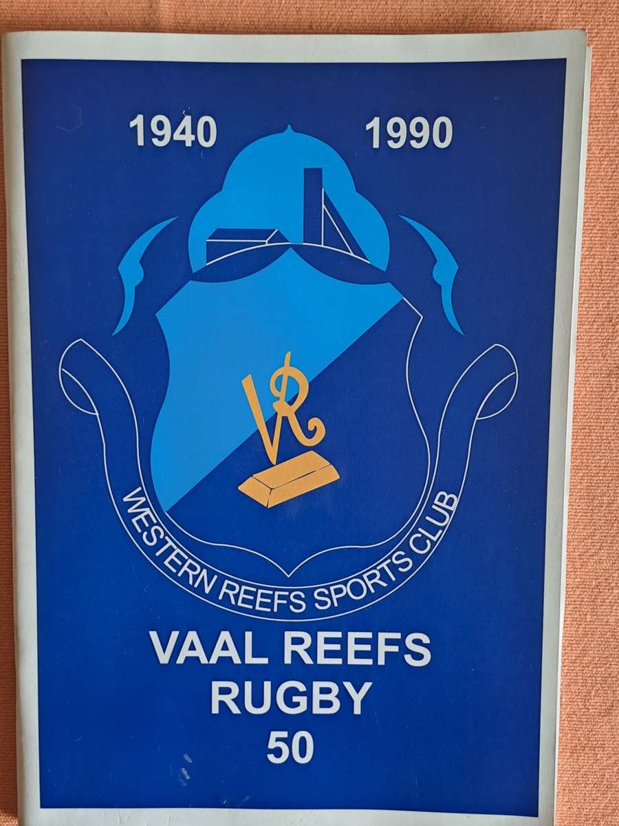 Rugby brochure Vaal Reefs 50. 1940-90 64 82 pp