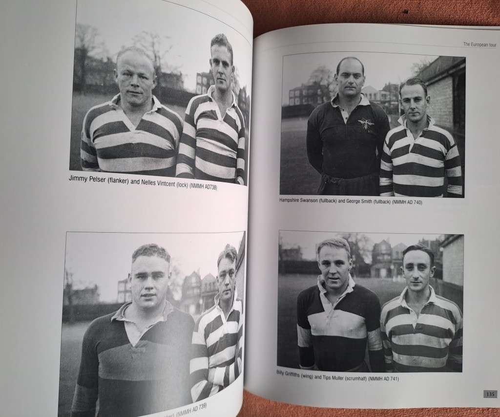 Rugby Book `Khaki Clad Springboks` Matches played by SA Armoured Div 1943-46 s/c 152pp As new