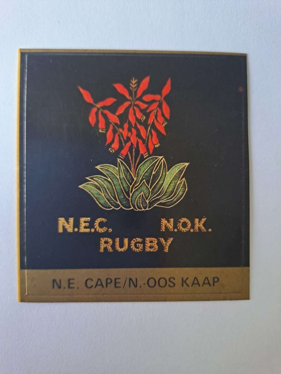 North Eastern Cape. Total Series 1975/1981 Series of sticker badges of SA Rugby teams 64mmx58mm
