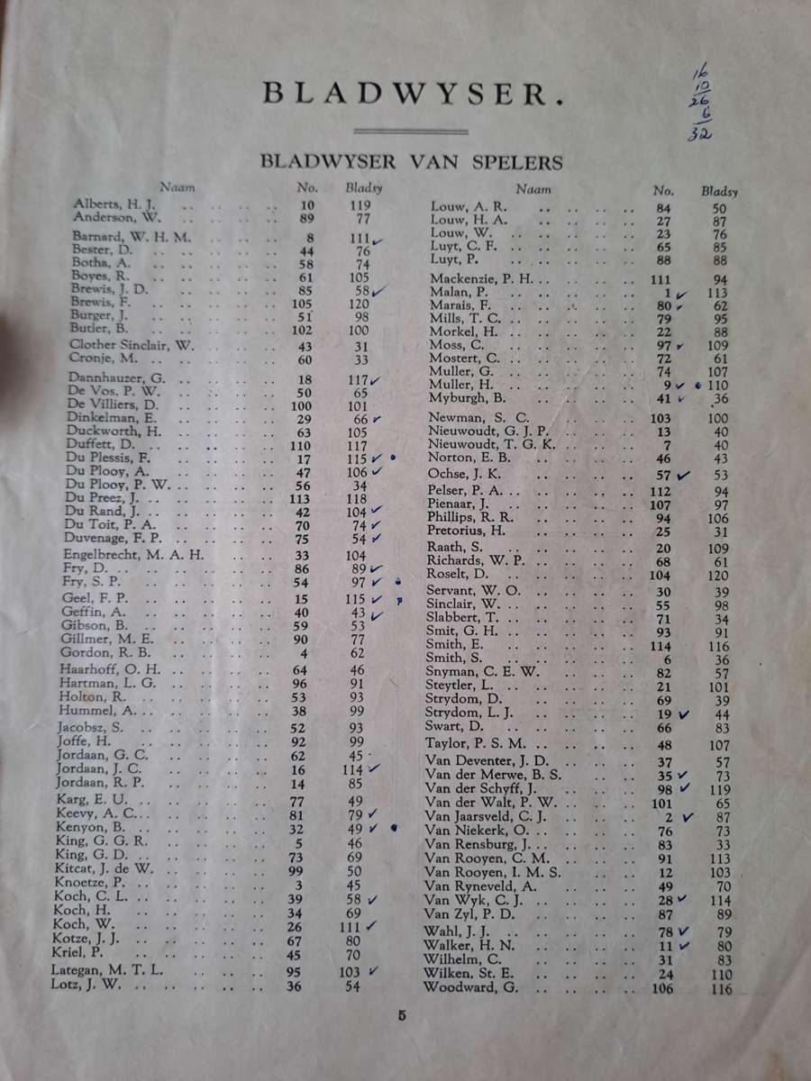 Souvenir rugby programme: 1949 Springbok Trials Loftus Versfeld 124 pp Signed Tjol LateganSee below.