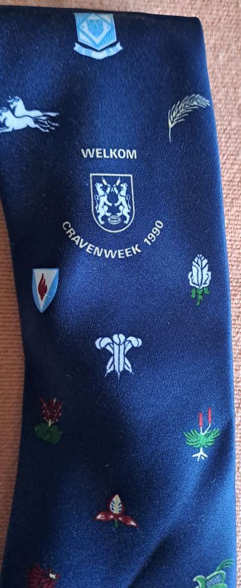 10 rugby ties - Craven Week - SA Schools - Transvaal Unions` day