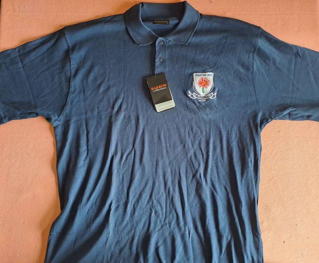 Rugby shirt - Blue Bulls Old-Players` 75 year commemorative issue. Brand new Size: large