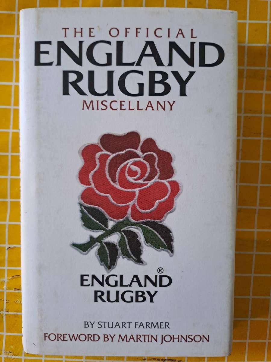 Rugby book - The Official England Rugby Miscellany h/c