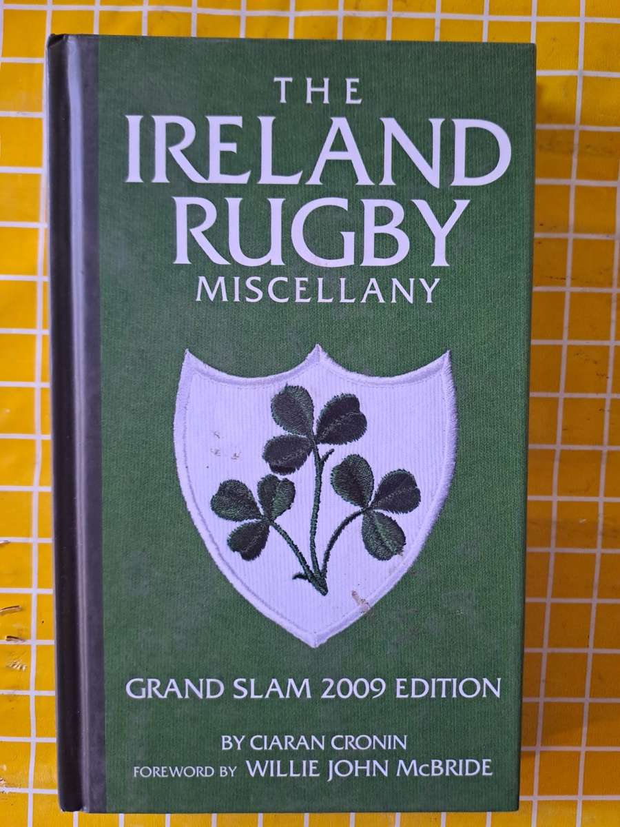 Rugby book - The Official Ireland Rugby Miscellany h/c