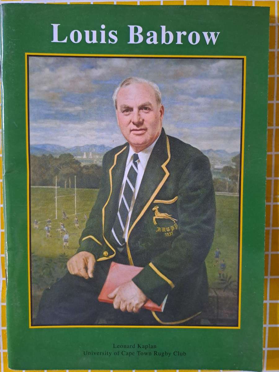 Rugby book - Louis Babrow 40 pp s/c