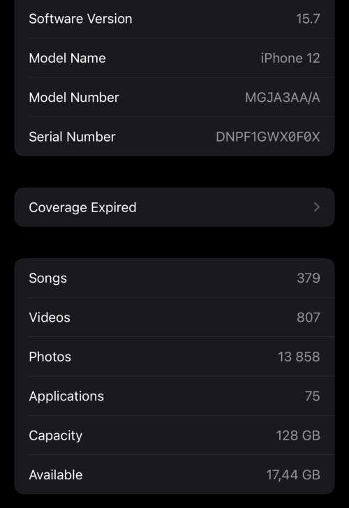 iPhone 12 128Gb Black