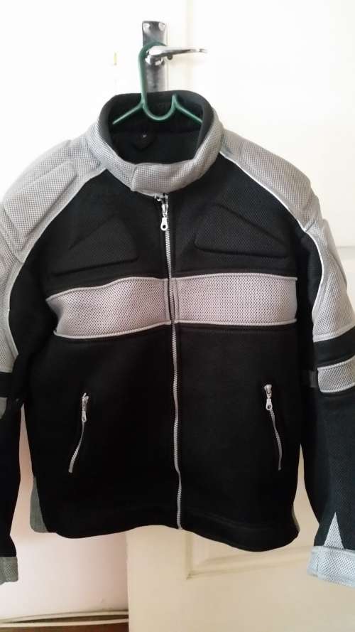 FLYING BIKERS MENS MESH FULLY BREATHABLE MOTORCYCLE JACKET SIZE X-LARGE