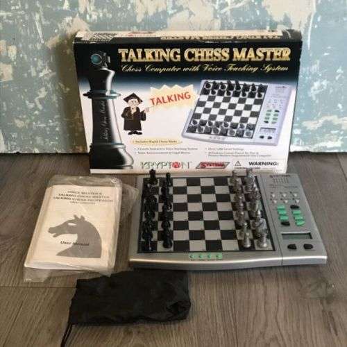 Computer Chess Krypton Talking Chess Master Set Complete