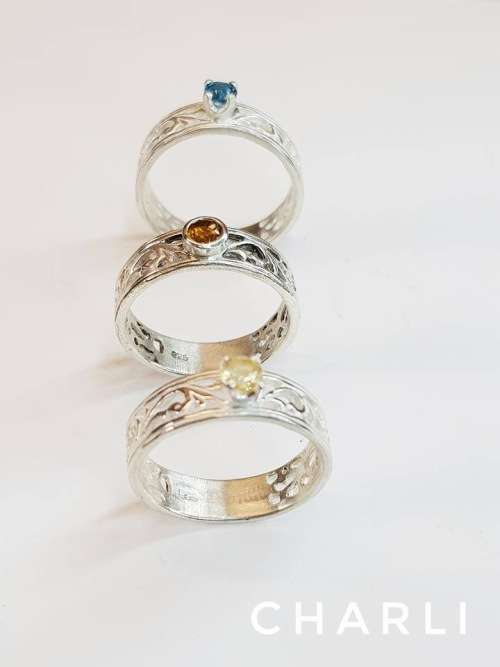 Sterling Silver Citrine Ring