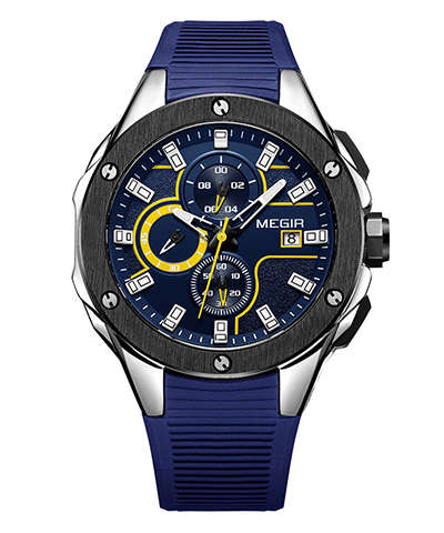 Megir 2053 Blue !! Chronograph Watch!! Brand New!! Clearance