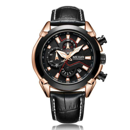 Megir 2065 Black !! Chronograph Watch!! Brand New!! Clearance