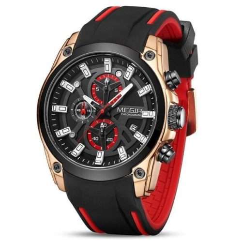 Megir 2144 Black !! Chronograph Watch!! Brand New!! Clearance