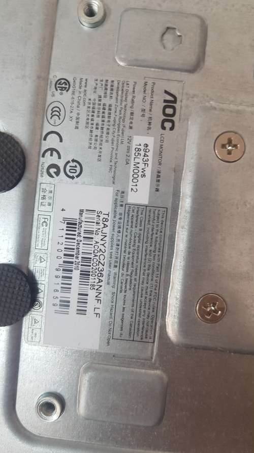 AOC 19" LED Thin Monitor