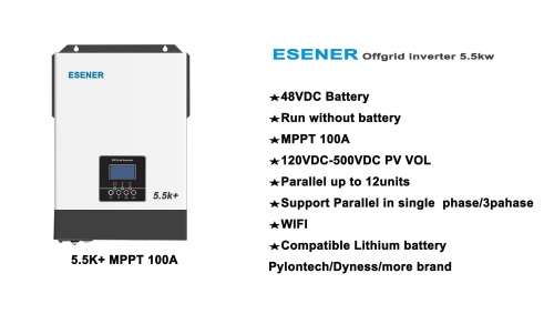 ESENER 5.5 KW HYBRID INVERTER