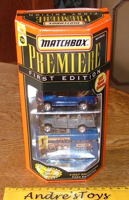 1998 MATCHBOX PREMIER FIRST EDITION ~ Ford Expedition ~ "Rare" ~  Mint in Pack
