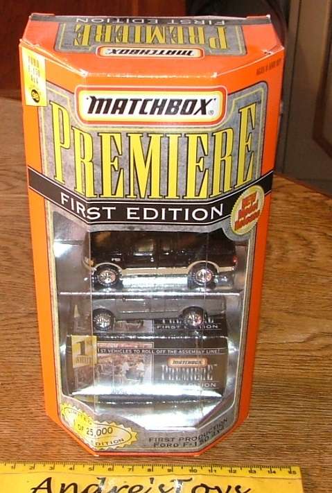 1997 MATCHBOX PREMIER FIRST EDITION ~ Ford F-150 4 X 4 ~ "Rare" ~  Mint in Pack