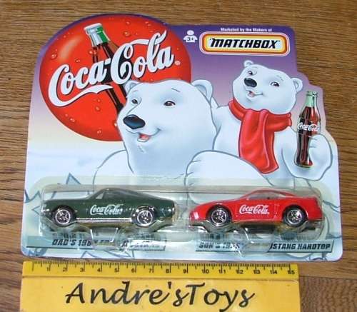 Matchbox ~ 1999 ~ Coca-Cola Polar Bear Cars 50's 60's 70's Collection ~ MIP ~ RARE LOT