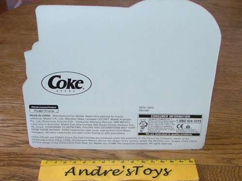 Matchbox ~ 1999 ~ Coca-Cola Polar Bear Cars 50's 60's 70's Collection ~ MIP ~ RARE LOT