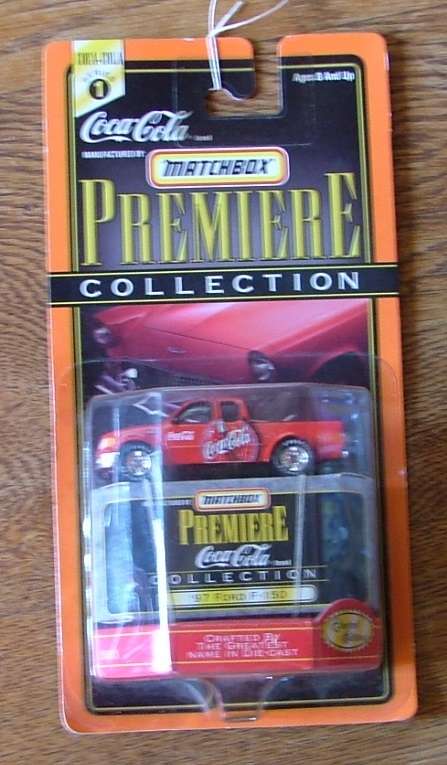 1998 Matchbox ~ Premiere Collection ~ Coca Cola ~ '97 Ford F150 ~ Mint in Pack